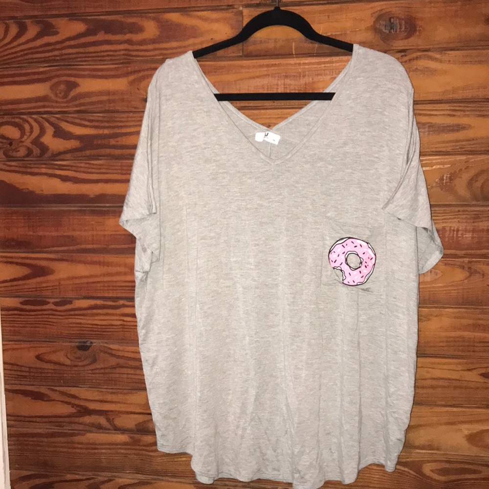 NWOT Donut pocket tee